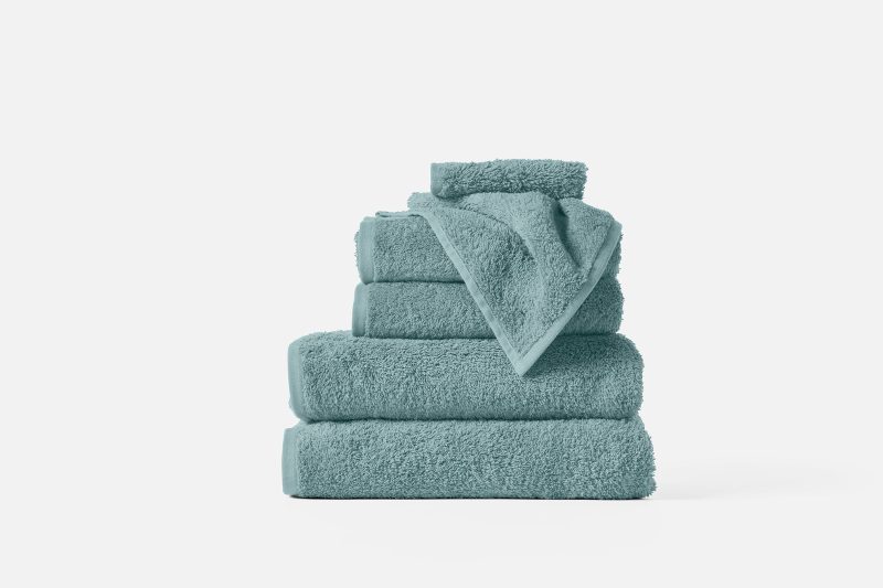 Cloud Loom™ Organic Towels | Pacific Blue