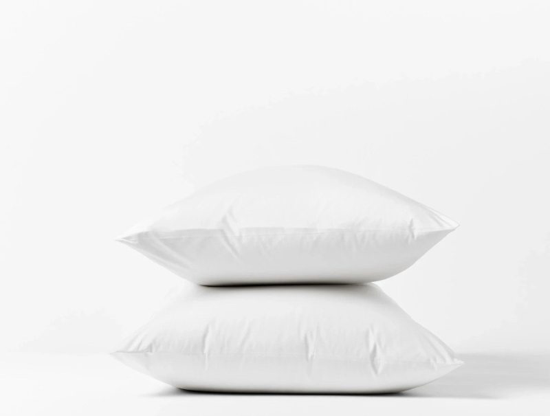 Heritage Organic Percale Sheets | Alpine White