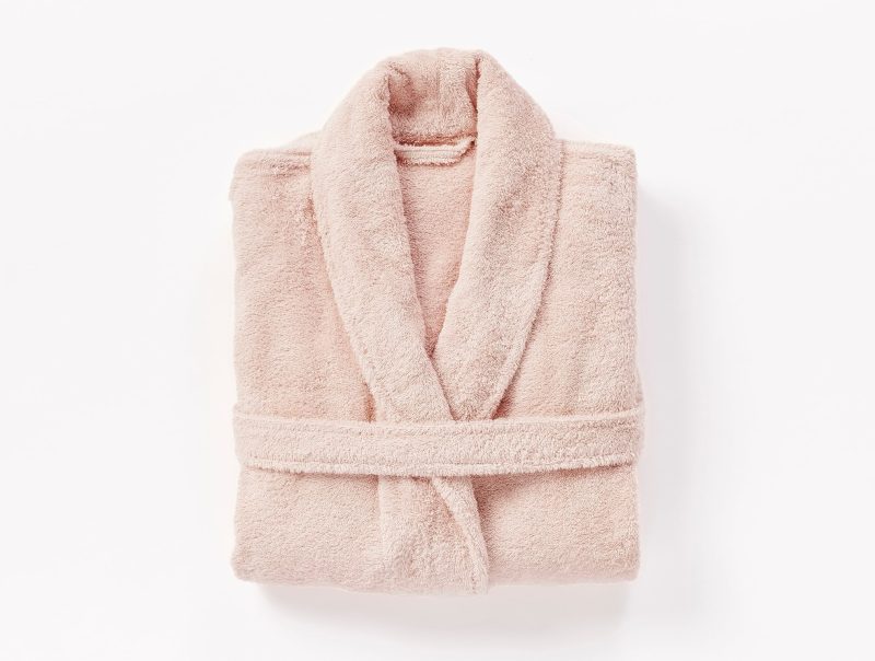 Unisex Cloud Loom Organic Robe | Cherry Blossom