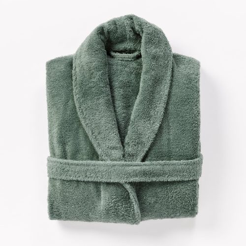 Unisex Cloud Loom Organic Robe | Juniper