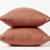 Organic Crinkled Percale™ Pillowcases | Sedona