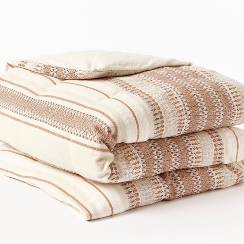 Lost Coast Organic Duvet Cover | Undyed w/Redwood