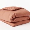 Organic Crinkled Percale™️ Duvet Cover | Sedona