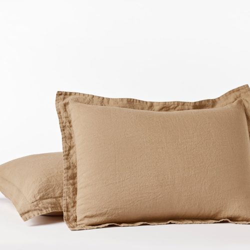 Organic Relaxed Linen Sham | Standard | Doe