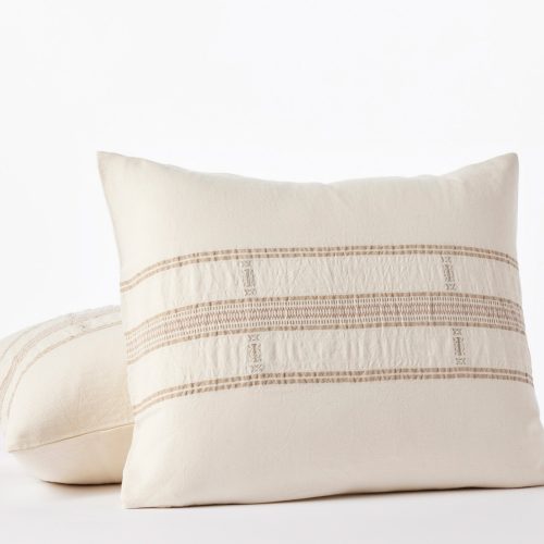 Bodega Bay Organic Sham | Bodega Bay Organic Sham | Undyed w/Fawn |Standard | King