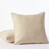 Canyon Organic Decorative Pillow Cover | Praline Herringbone