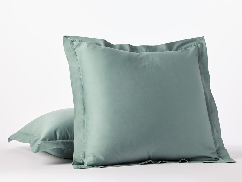 Cloud Soft Organic Sateen Sham | Sage