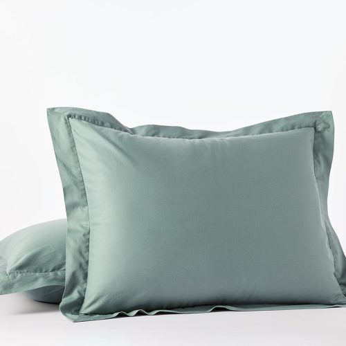 Cloud Soft Organic Sateen Sham | Sage