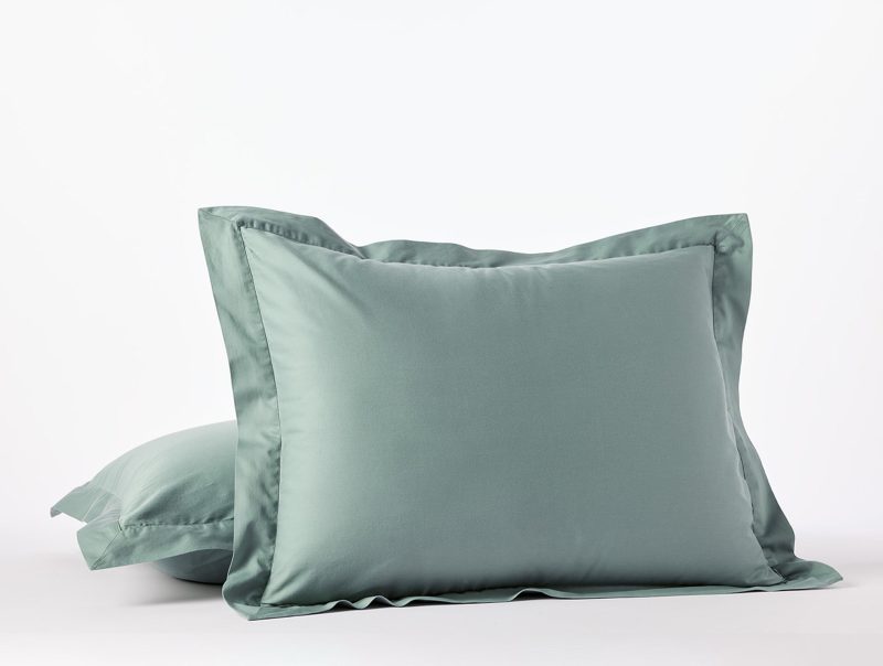 Cloud Soft Organic Sateen Sham | Sage