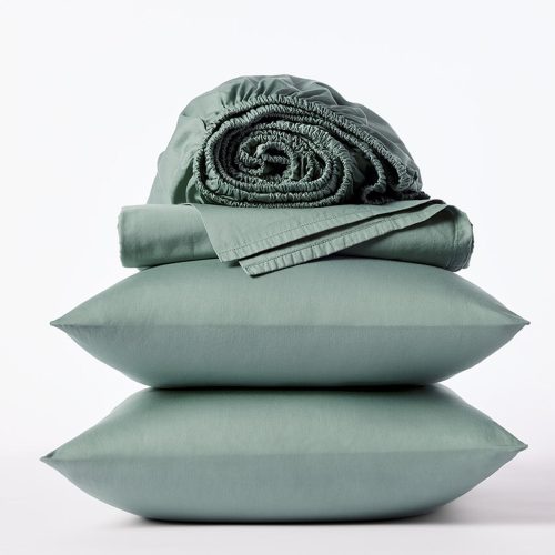 Cloud Soft Organic Sateen Sheet Set | Sage