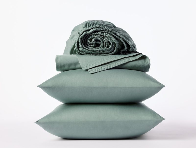 Cloud Soft Organic Sateen Sheet Set | Sage