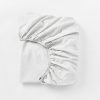 Organic Crinkled Percale™ Sheets | Alpine White