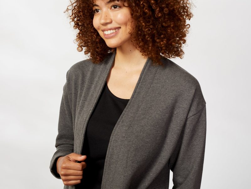 Dillon Cardigan CharcoalHeather A FALL21 v1 3295 2 w