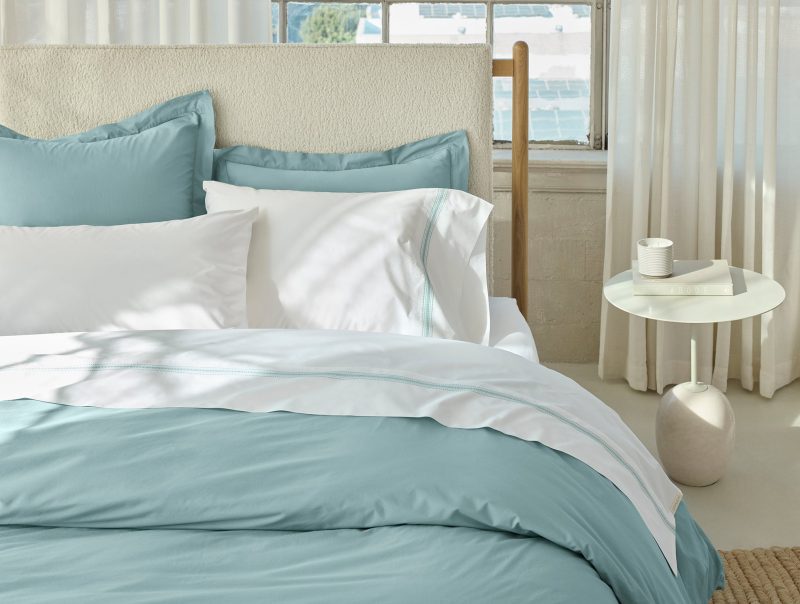 FA24 300TCPercale Duvet LandscapeEmbroidery PacificBlue B 0029