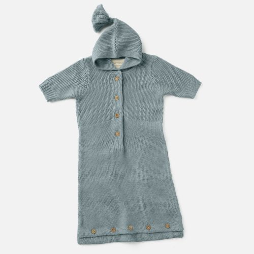 Arroyo Organic Knit Snuggle Sack - Coyuchi | Lagoon