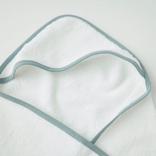 FA24 CloudLoomOrganic BabyHoodedTowelSet UndyedwLagoon B 2787 1