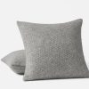 Cordillera Alpaca Cotton Decorative Pillow Cover | Gray Heather