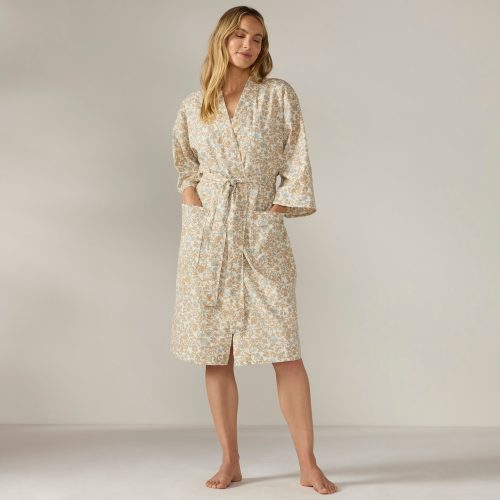 Women's Isla Organic Cotton Robe | Fawn Garden