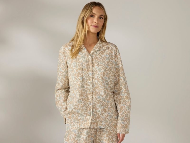 FA24 IslaOrganic LongSlevePajamaSet FawnGarden OM 0197