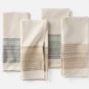 Miraloma Organic Kitchen Towel Set of 4 | Sunset