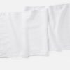 Olivos Embroidered Organic Linen Runner | Alpine White