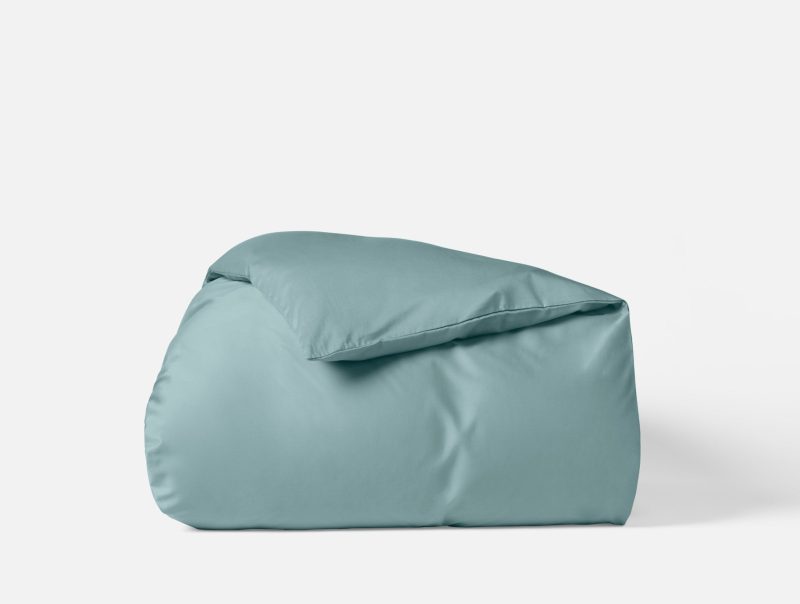 Cloud Soft Organic Sateen Duvet Cover | Pacific Blue