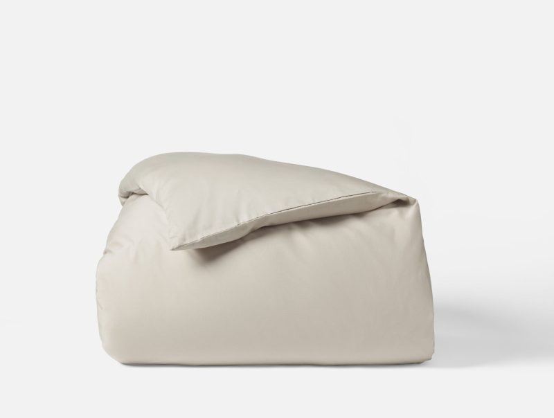 Cloud Soft Organic Sateen Duvet Cover | Stone