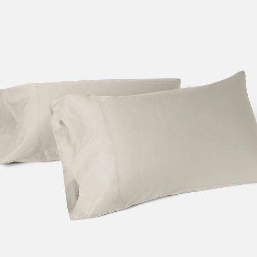 Cloud Soft Organic Sateen Pillowcase | Stone