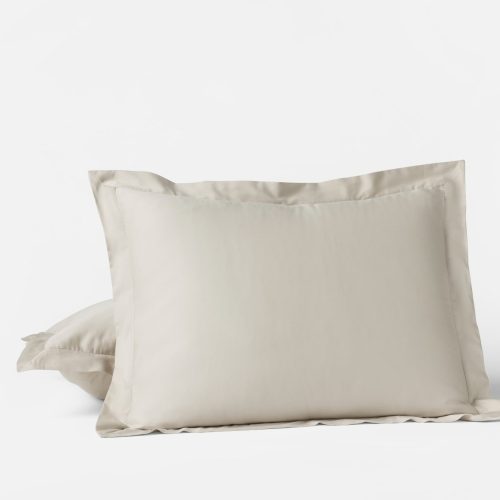 Cloud Soft Organic Sateen Sham | Standard | Stone