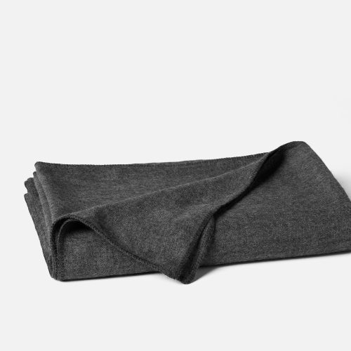 Pacaya Baby Alpaca Throw | Charcoal Heather