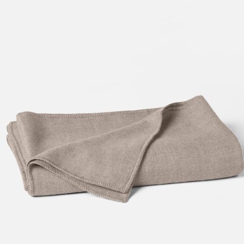 Pacaya Baby Alpaca Throw | Taupe Heather