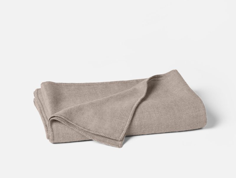 Pacaya Baby Alpaca Throw | Taupe Heather