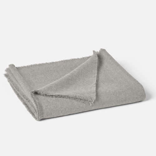 Pacaya Baby Alpaca Throw | Gray Heather