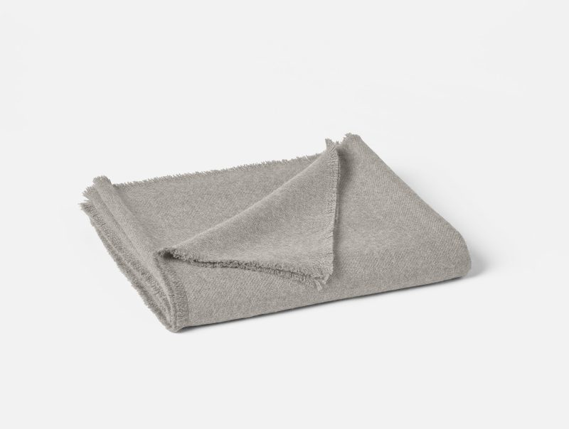 Pacaya Baby Alpaca Throw | Gray Heather