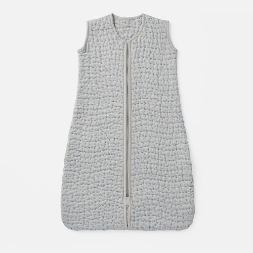 Pebble Handstitched Organic Snuggle Sack | Pale Gray w/Cools