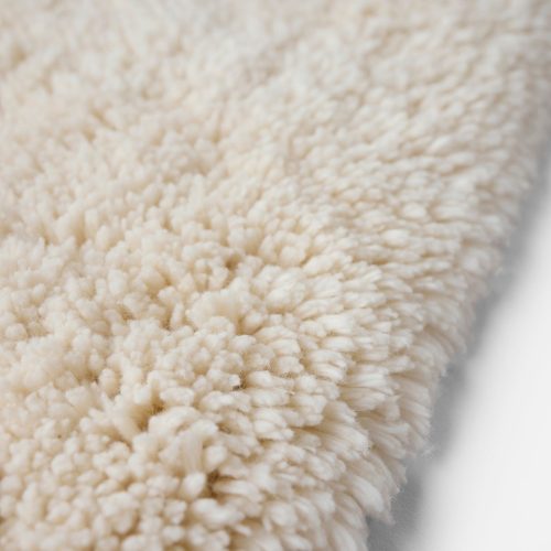 FA24 ShagOrganic BathRug Undyed B 3002