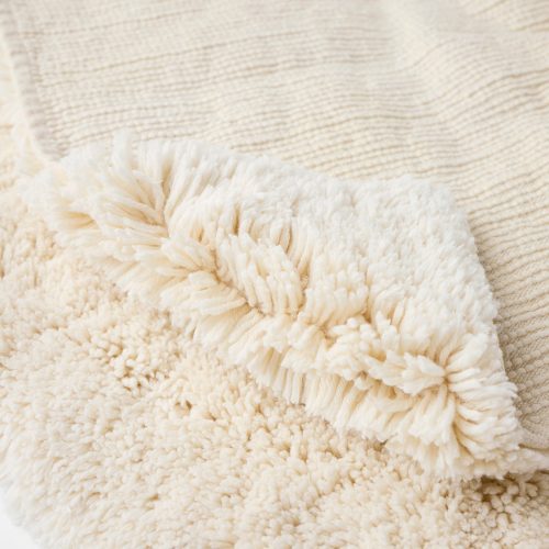 FA24 ShagOrganic BathRug Undyed B 3010