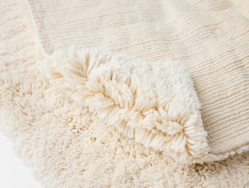 FA24 ShagOrganic BathRug Undyed B 3010