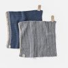 Shasta Organic Knit Dish Cloths, Set of 2 | Blue Jay