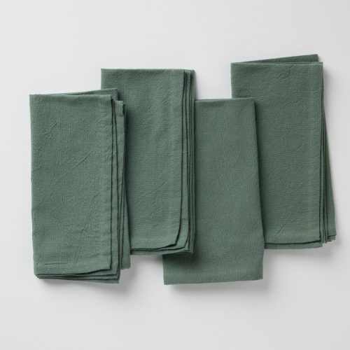 FA24 SonomaTexturedOrganic NapkinSet Pine 1221