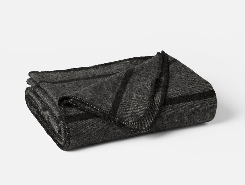 Tahoe Wool Blanket | Charcoal