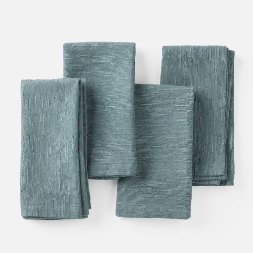 Toro Canyon Organic Napkins, Set of 4 - Coyuchi | Marine