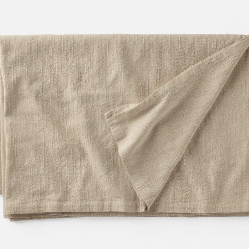 Toro Canyon Organic Tablecloth - Coyuchi | Nutmeg