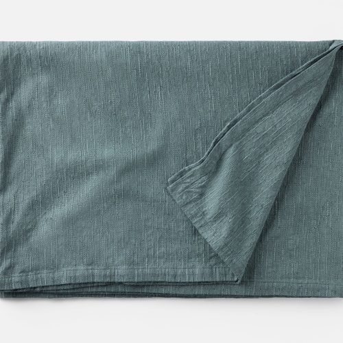 Toro Canyon Organic Tablecloth - Coyuchi | Marine