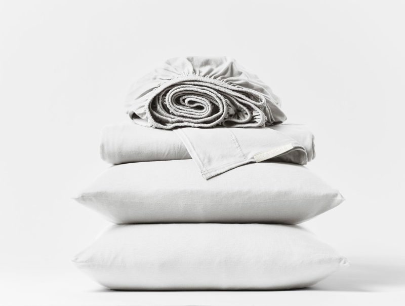 Organic Jersey Sheet Set | Alpine White