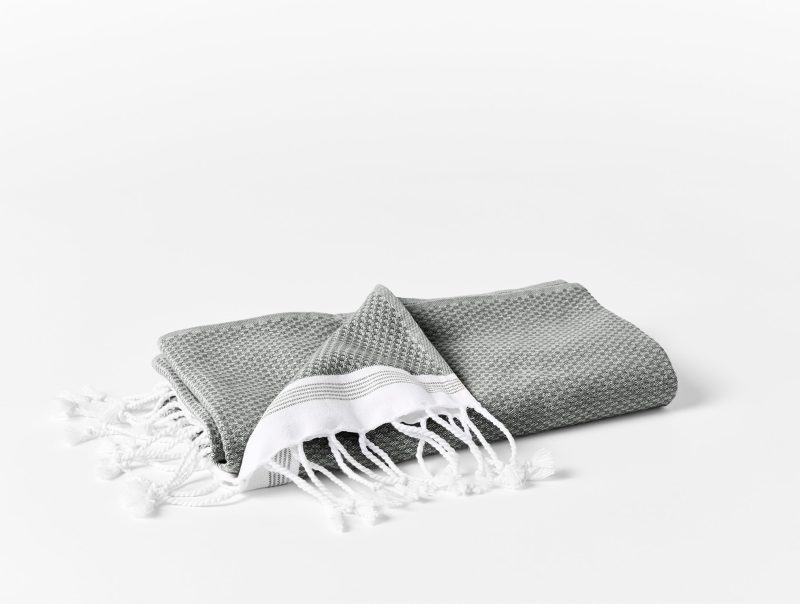 Mediterranean Organic Towels - Coyuchi | Shadow w/ Deep Pewter