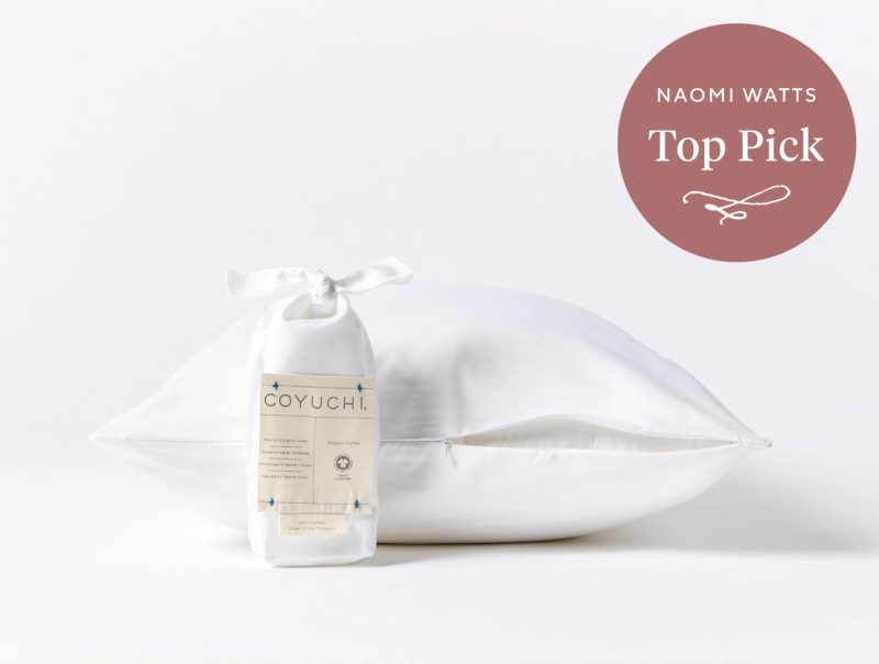 Organic Pillow Protector | White