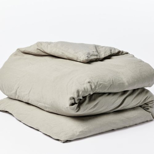 Organic Relaxed Linen Duvet Cover | Laurel