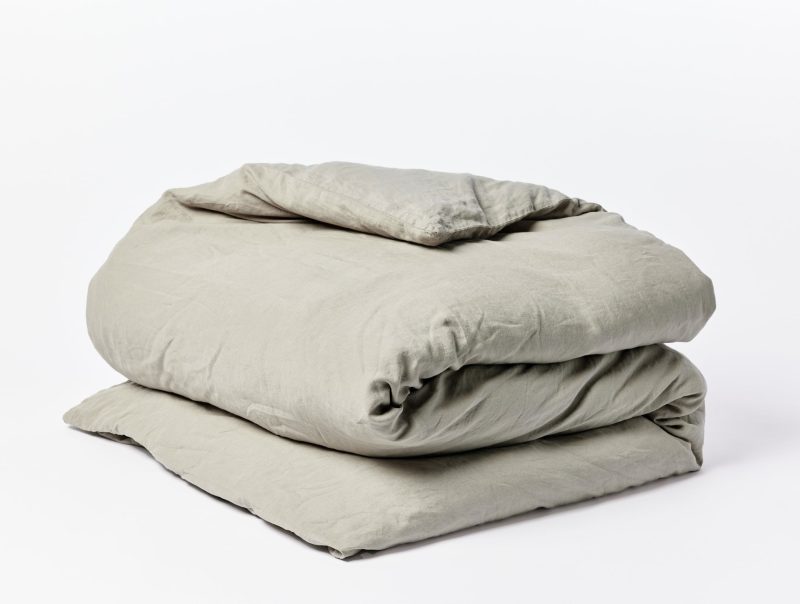 Organic Relaxed Linen Duvet Cover | Laurel