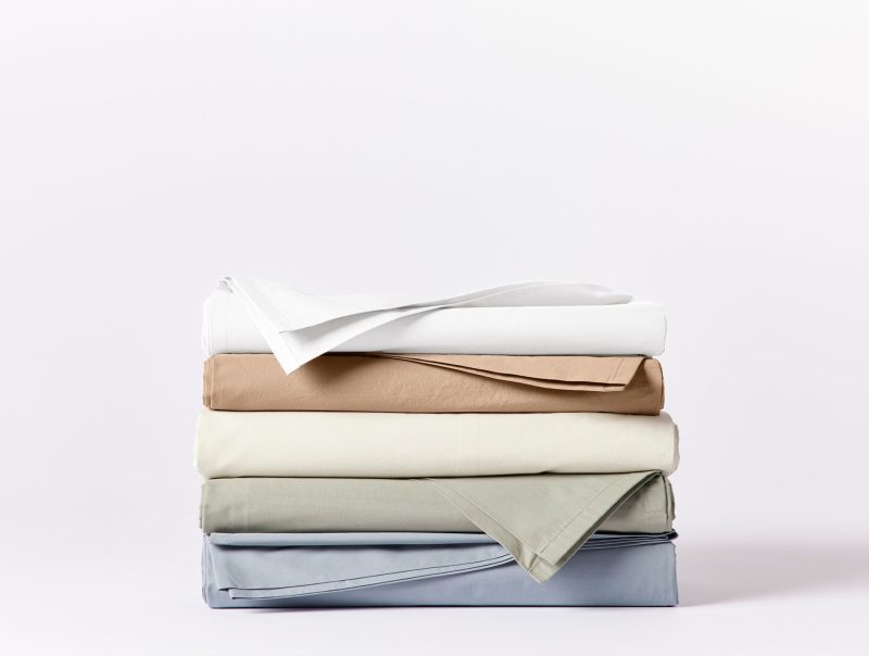 PDP 300Percale Sheets All A SP22 0277 edit white